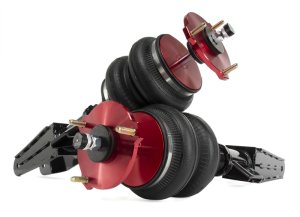 Tesla Model Y Air Suspension Kit - Front - Air Lift - Double-Bellow Air Springs + Threaded-Body Monotube Shocks - `20-`21